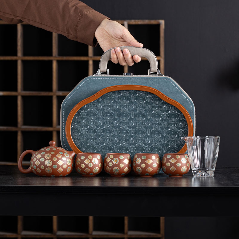 樱絮  紫砂凤鸣壶旅行茶具套装