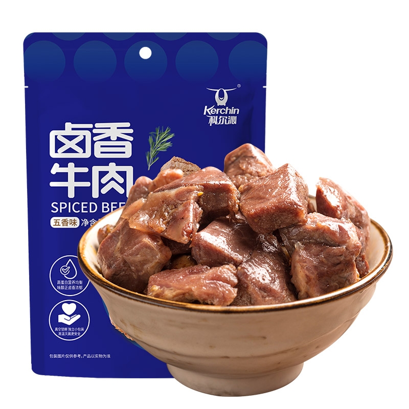科尔沁  卤香牛肉五香味100g*3