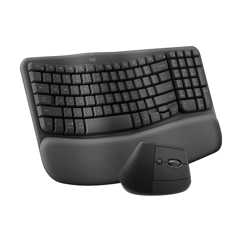 罗技  无线人体工学键鼠套装WaveCombo