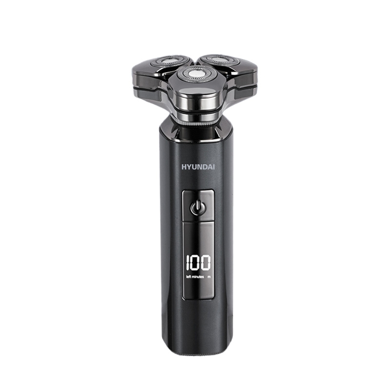 HYUNDAI  全金属三头数显剃须刀灰色YS809