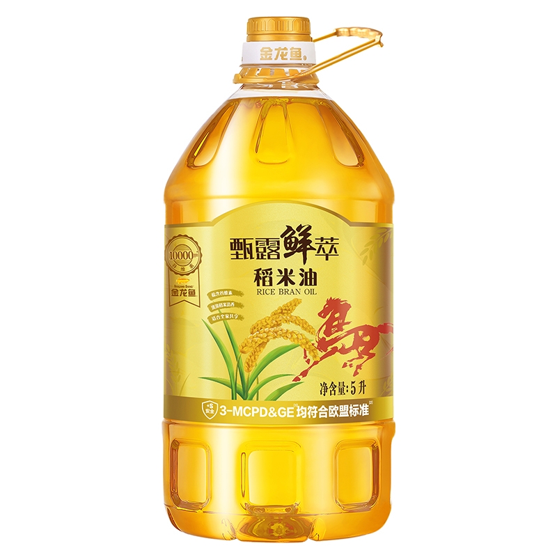 金龙鱼  甄露鲜萃稻米油5L