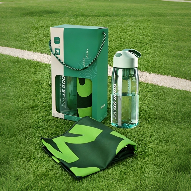 优品尚竹  严选运动水杯冰巾礼盒YXHW-0026