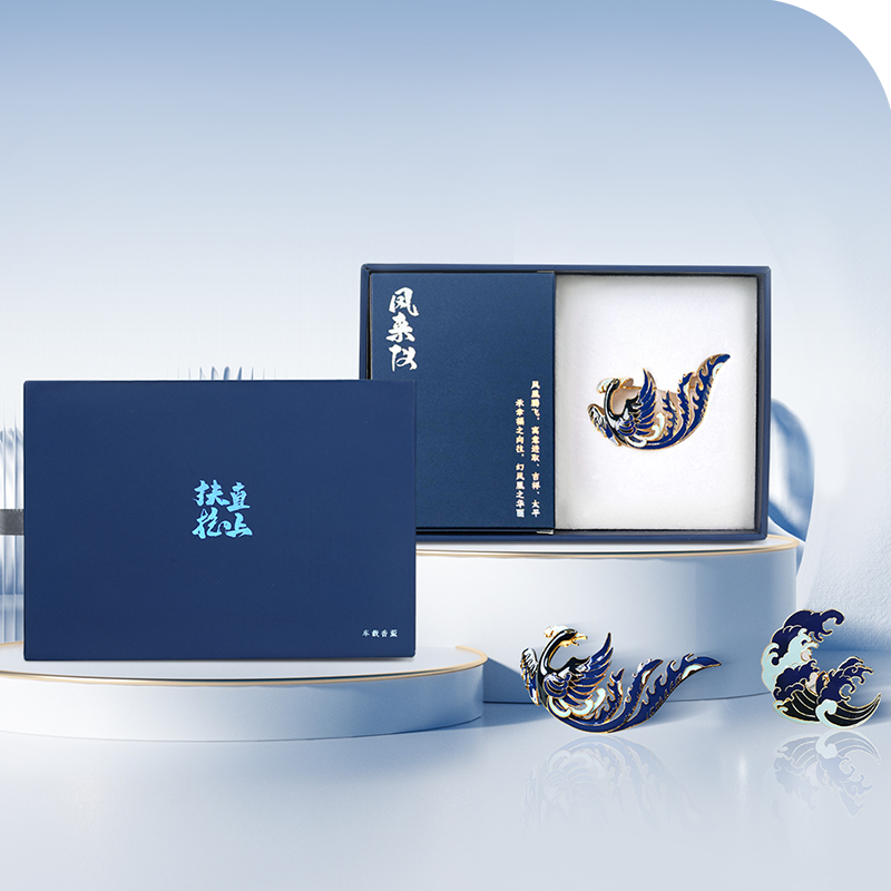 贪吃猫文创  扶摇直上胸针